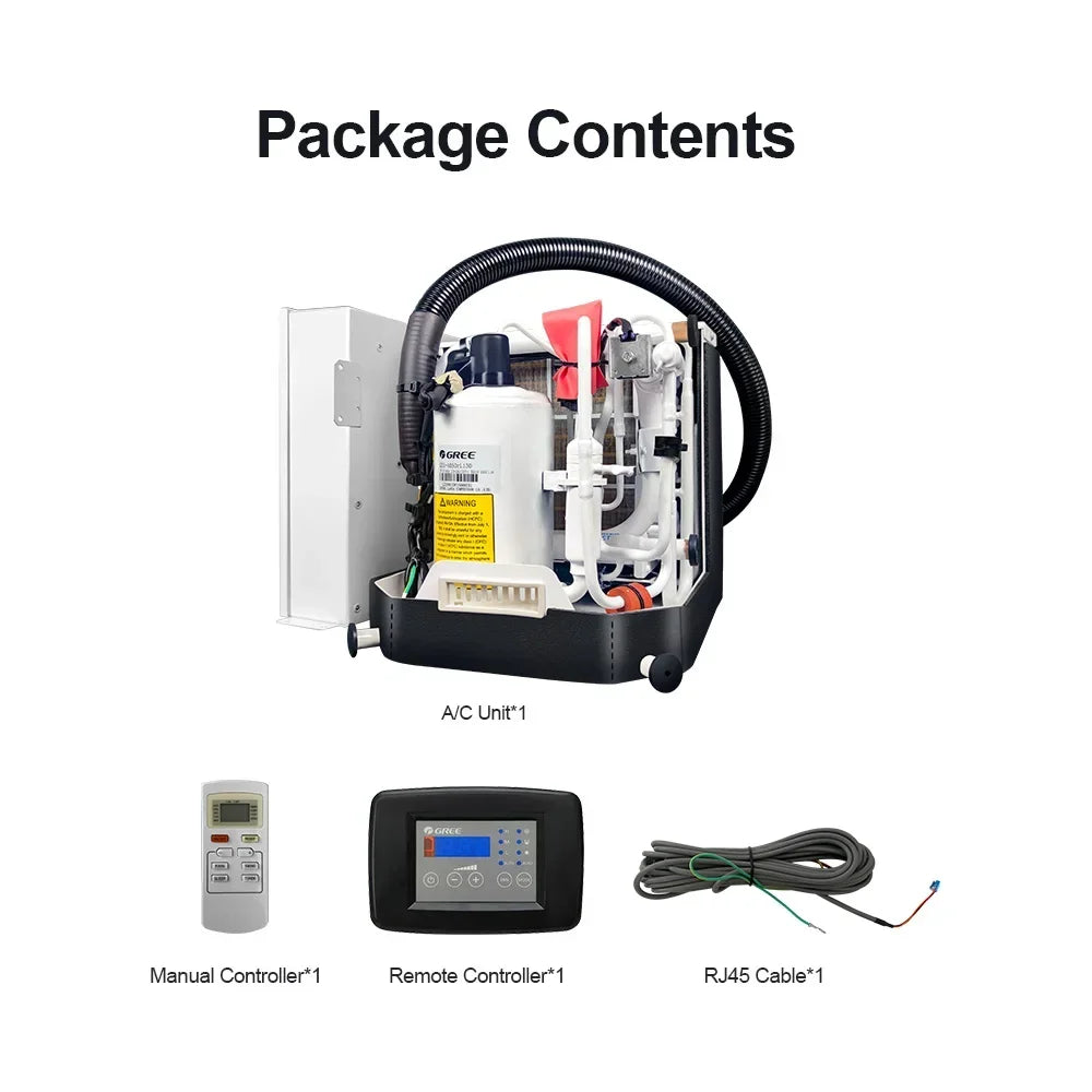 2024 Self-contained Boat Air Conditioning 24000Btu Water Cooled Gree Marine Air Conditioner System for Boat Yacht