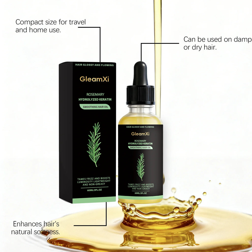 Rosemary Hair Growth Serum Reduce Loss Regrowth Repair Frizzy Damaged Hair Scalp Soothing Nourish Hair Regrowth For Men Women
