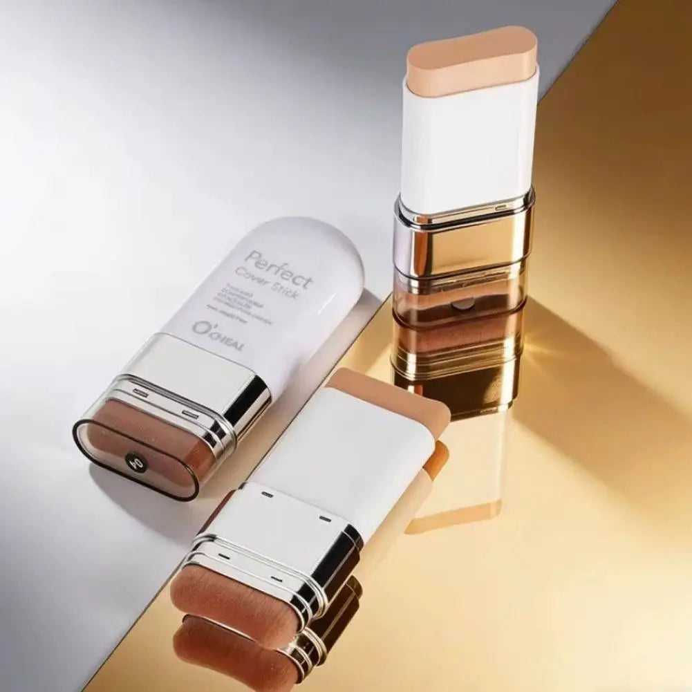 Perfect Cover Stick Concealer Foundation Stick, Lightweight Natural Coverage, Smooth Texture Easy Application For Daily Makeup
