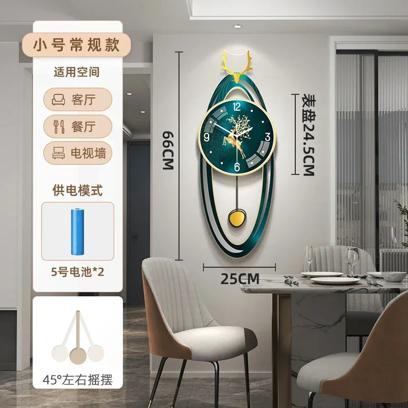 Aesthetic Bathroom Wall Watch Metal Art Bedrooms Korean Luxury Digital Clock Wall Modern Relogio De Parede Room Decorations