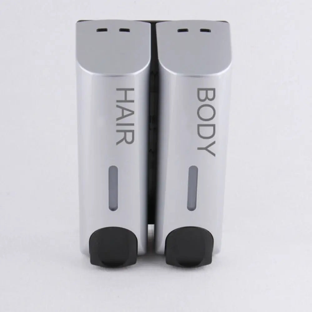 Manual Press Wall Mounted Soap Dispenser Refillable Lock Lotion Soap Container Large Capacity Space Saving Shampoo Liquid Bottle