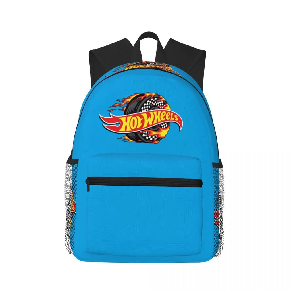 Hot Wheels Race Student Backpack School Bag Hiking Travel Daypack for Men Women Bookbag Shoulder Bags