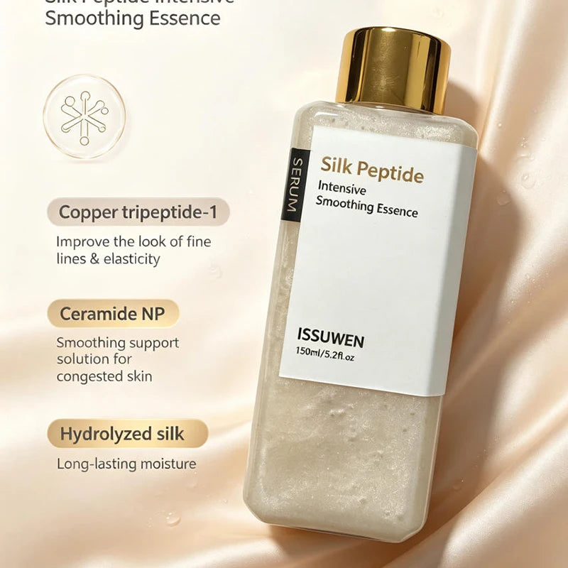 Silk Peptide EGF Smoothing Facial Toner Daily Moisturizing Hydrating Face Skin Care Water 150ml