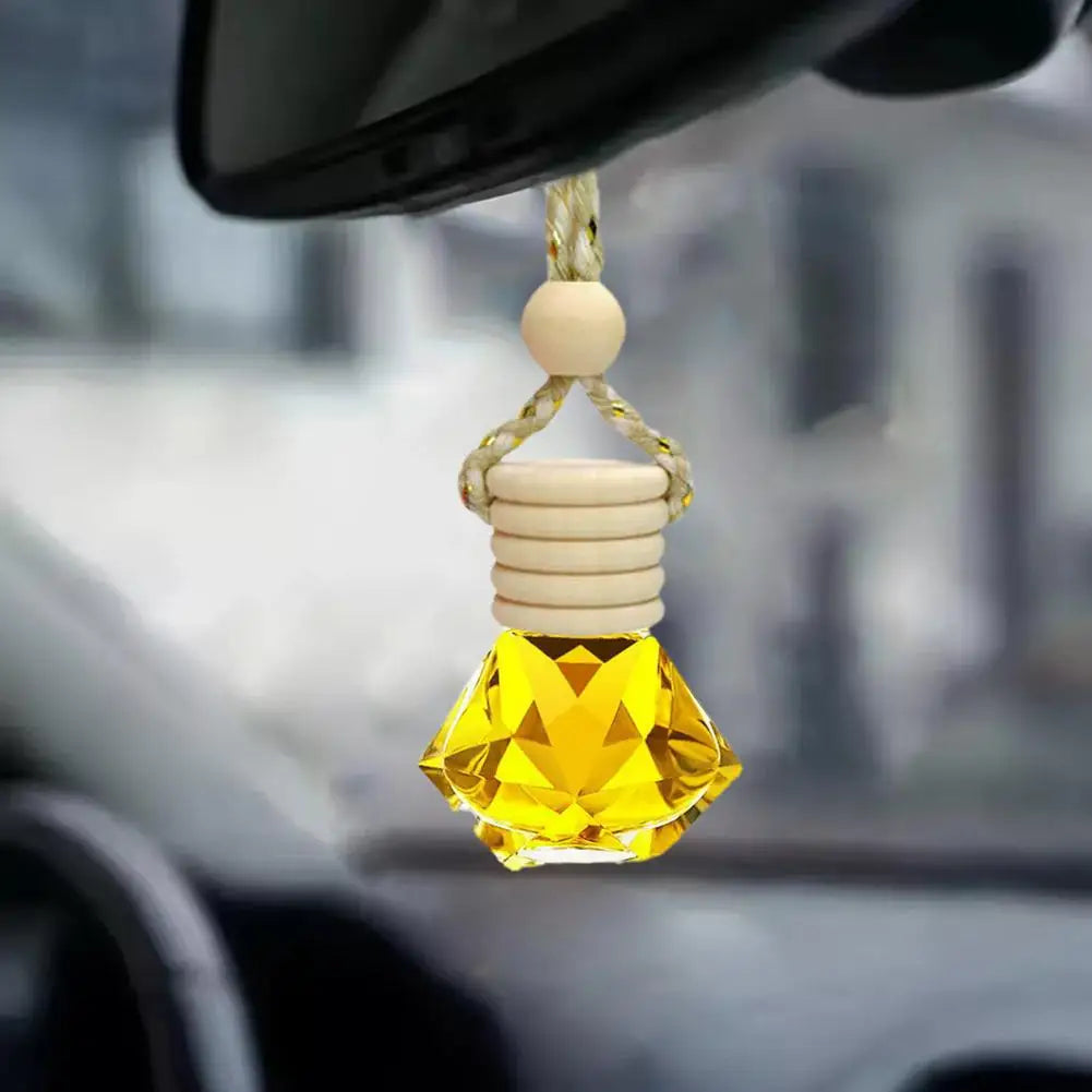 Car Perfume Pendant Include Essential Oil Air Fresheners Novelty Auto Flavoring Air Freshener Diffuser Oil Fragrance Bottle