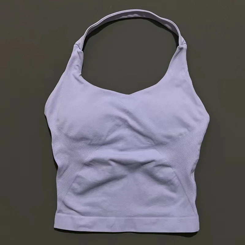 Women's Halter-Neck Sports Tank Top