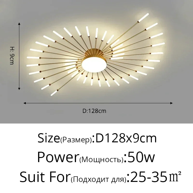 Nordic Minimalist Round LED Ceiling Chandelier Lamps Living Gold Pendant Light Bedroom LED Hanging Lamps Kitchen Home Decoration