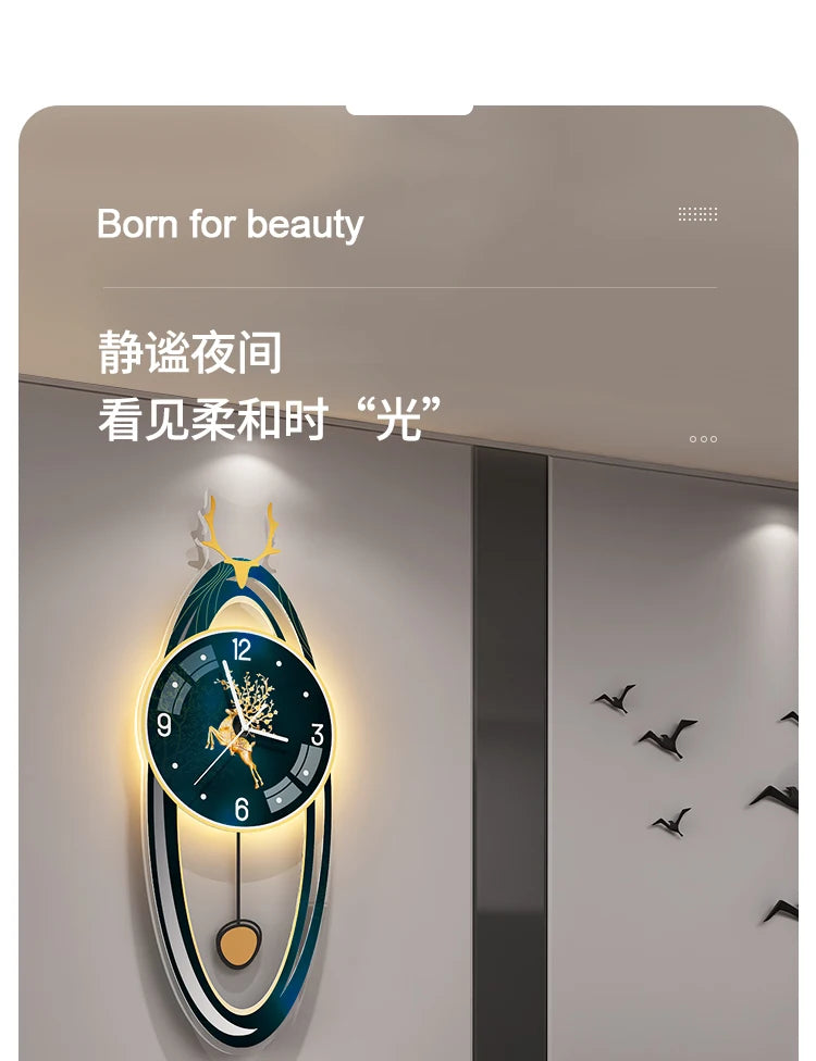 Aesthetic Bathroom Wall Watch Metal Art Bedrooms Korean Luxury Digital Clock Wall Modern Relogio De Parede Room Decorations