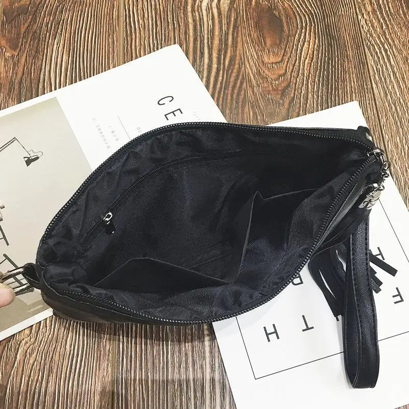 Fashion Tassel Women's Bags Luxury Fringed Handbags Leather Women Messenger Bag For Girls Crossbody Bag Females Clutches