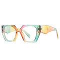 SHAUNA Retro Polygon Cat Eye Women Sunglasses Fashion Brand Designer Colorful Gradient Men Sun Glasses Shades UV400
