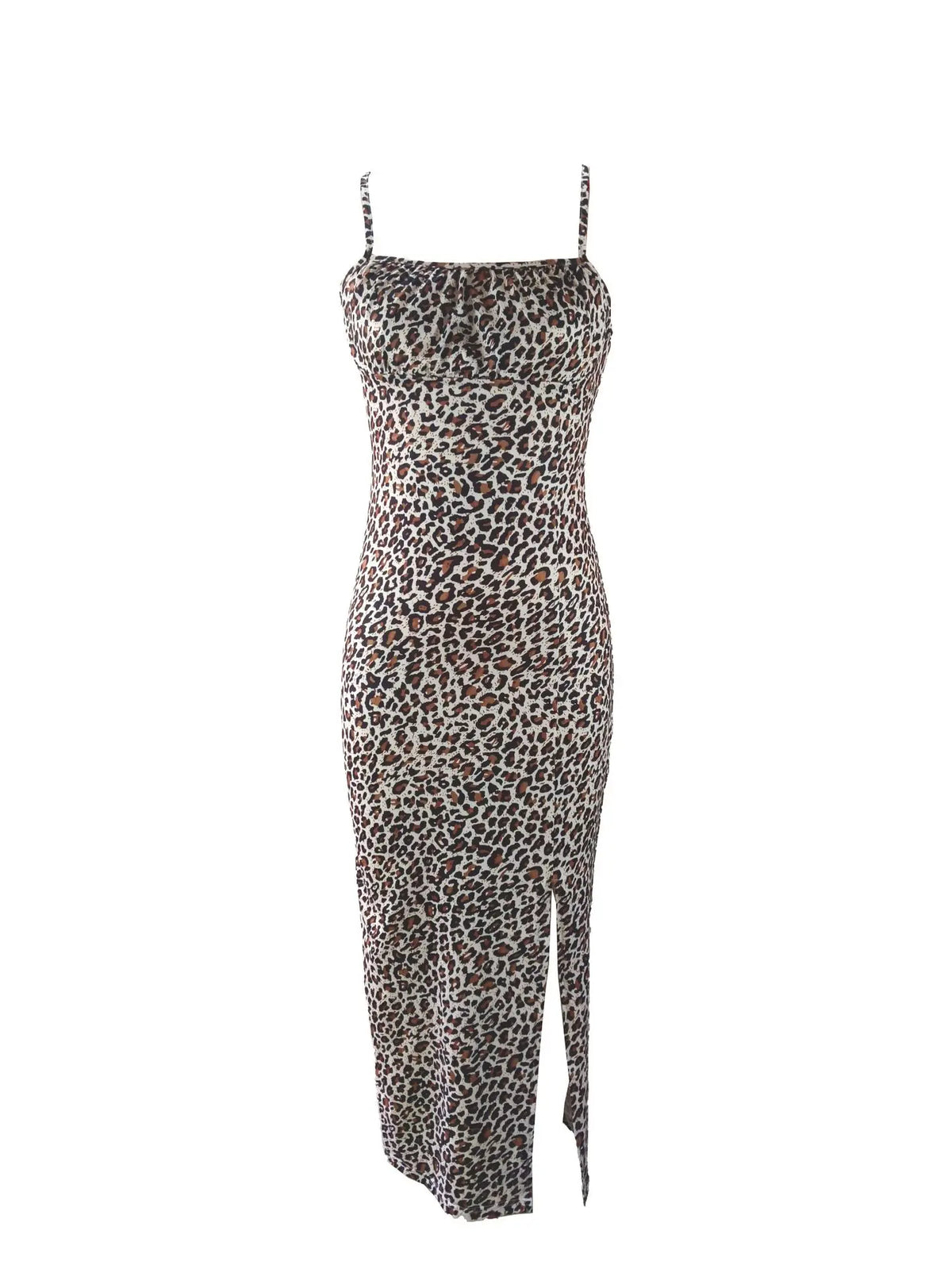 2025 Summer Women Sexy Leopard Print Bodycon Dress Sleeveless Tight Club Party Night Out Mini Dress Chic Outfit
