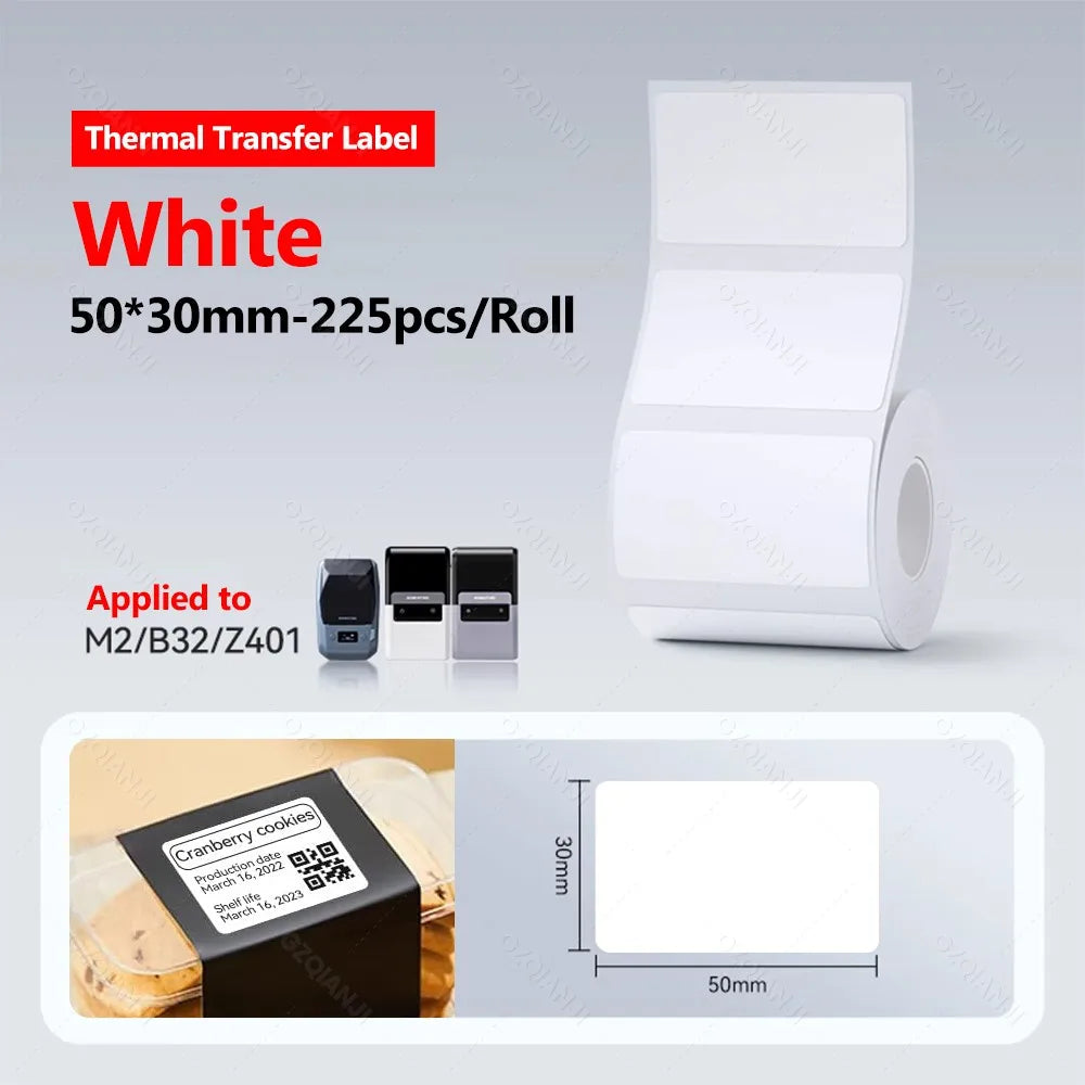 M2 Niimbot Portable Thermal Transfer Label Printer Multi-function Sticker Label Maker Machine for Office Clothes Tag Power Cable