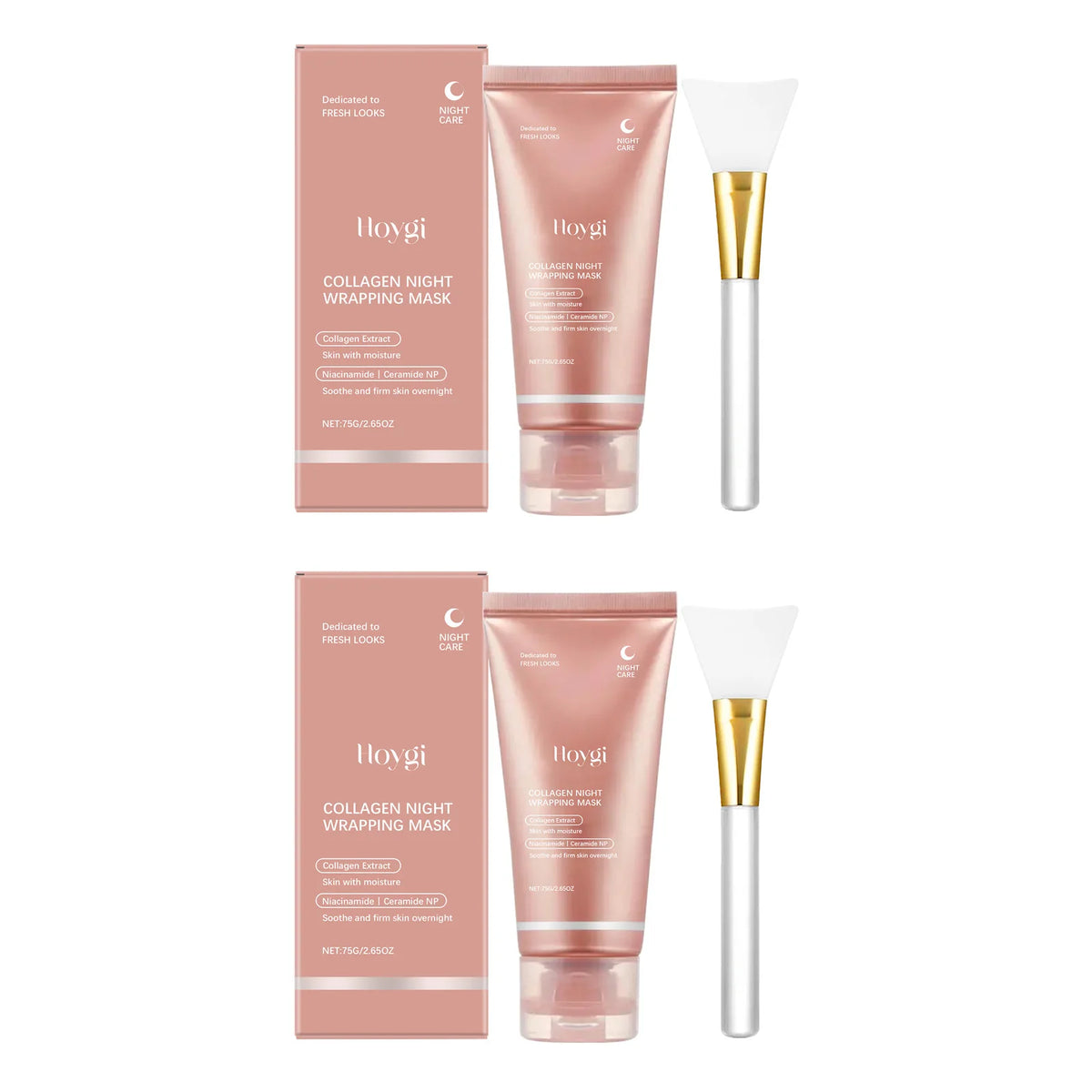Collagen Peel Off Mask Night Wrapping Hydrating Firming Brightening Elasticity Care Cleansing Face Skin Care Beauty Facial Mask
