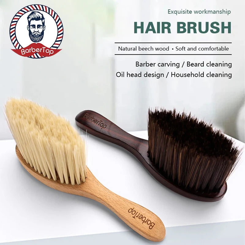 Barbertop Neck Duster Hairdressing Cleaning Brush Hair Brush Remove Soft Brush Salon Stylist Barbershop Tools