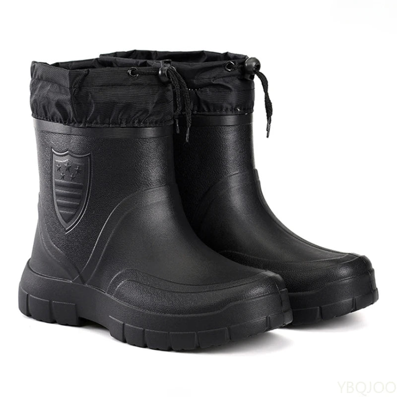 Winter Warm Unisex Ankle Boots Men's Outdoor Waterproof Snow Boots Men Plus Size shoes Thick Sole Non-slip boot Zapatos Homme