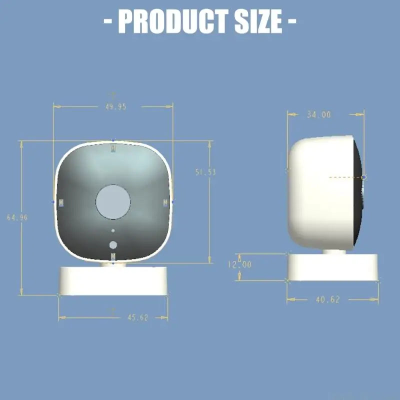 M5TD Succeedto Crystal 2k Security Camera,Wireless Monitor Cameras for Home Security Indoor,Home Observation Cameras,Color Night