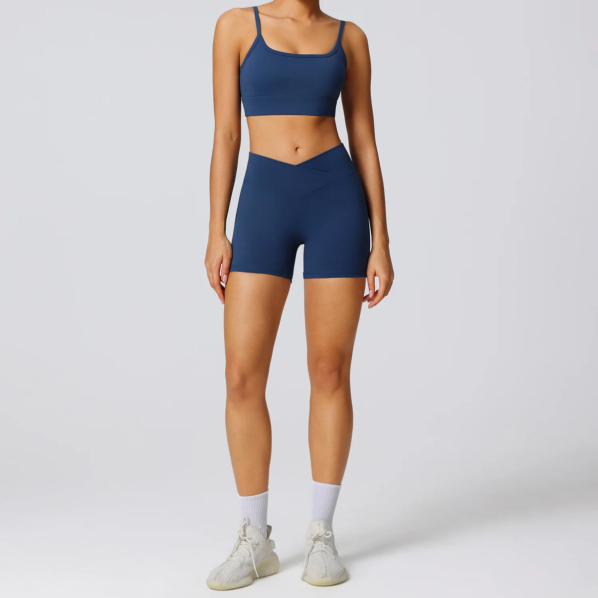 Sport Set Women Summer New Yoga Set Women's Outdoor Fitness Suit 2-piece Set Running Sportswear