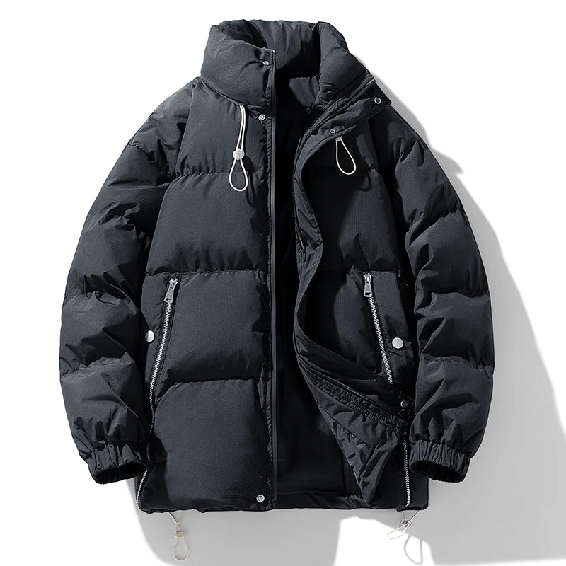 Winter Jackets Men Coats Thick Warm Windbreaker Plus Size 6XL 7XL 8XL Oversize Cotton Black Big Pocket Autumn Waterproof Loose