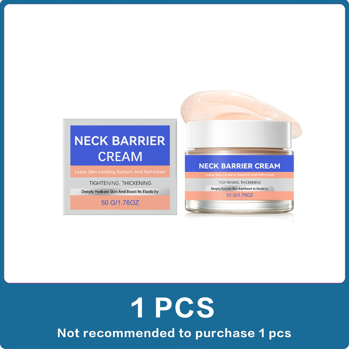 Neck Firming Massage Cream Deep Moisturizing Neck Lines Smoothing Skin Tightening Gentle Hydrating Soft Smooth Daily Neck Care