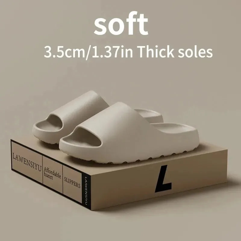Fashion Brand Women Slippers  Classic Sports Sandals Men Casual EVA Flat Slippers Unisex Outdoor Indoor Shoes Beach Slides