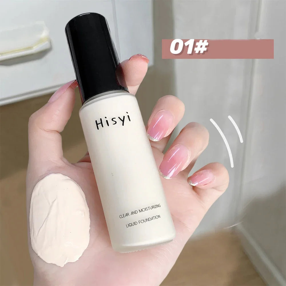 Liquid Foundation High Coverage Makeup Base Lasting Concealer BB Cream Waterproof Oil-Control Face Foundation Makeup Cosmetics