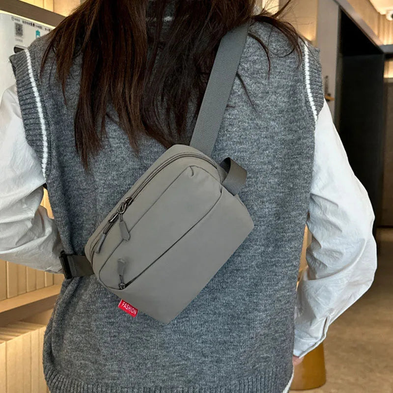 New Nylon Chest Bags Banana Bag For Women Sling Crossbody Waist Pack Unisex Waist Bag Casual Fanny Packs High Quality Belt Bag