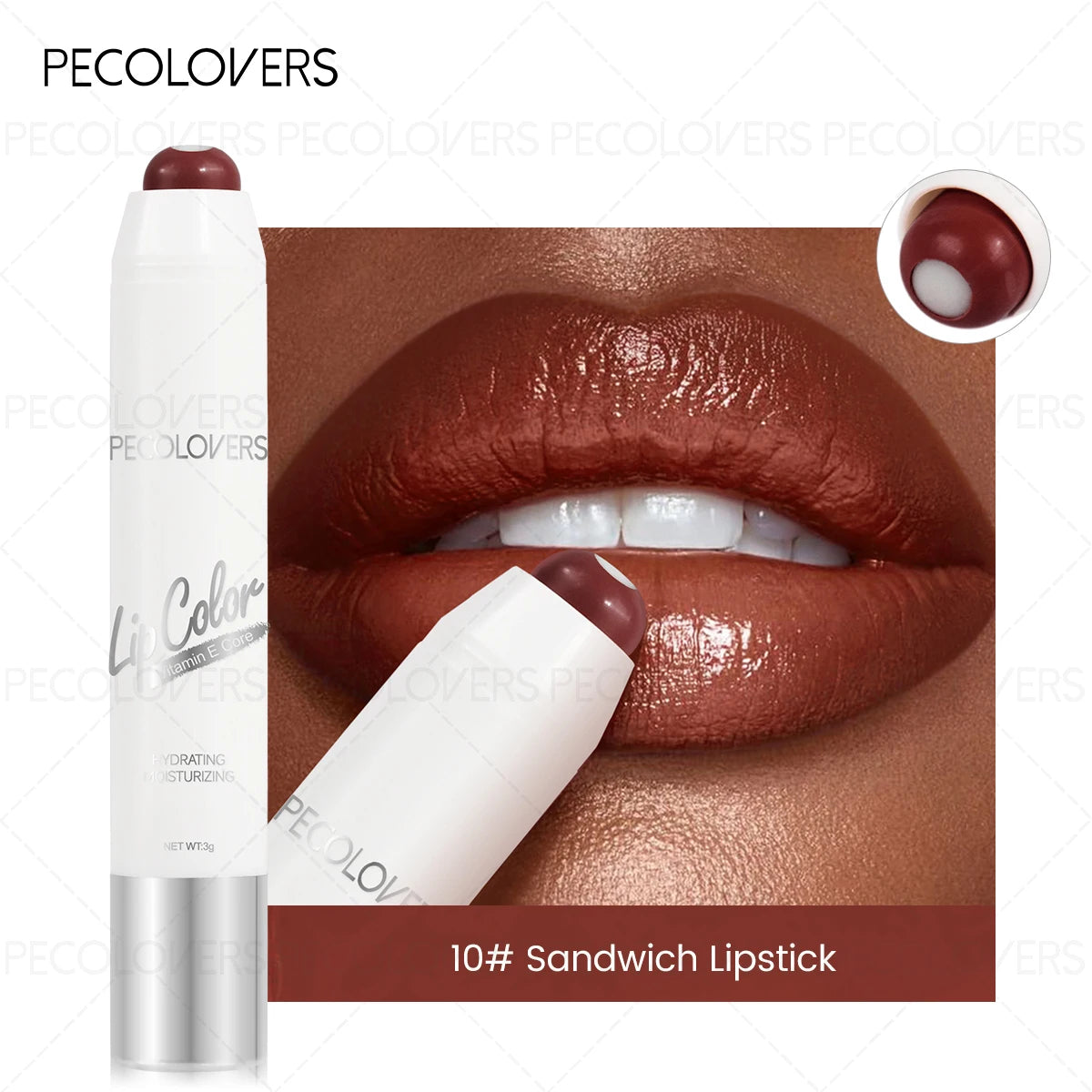 Pinch Mouth Red Pen, Moisturizing Lipstick, Long-lasting Without Drying Out, Suitable for Autumn and Winter Seasons, Lip Makeup