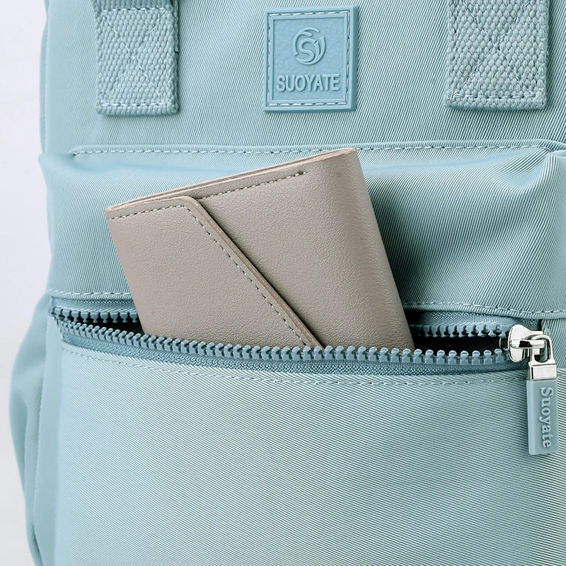Fashion Women Small Travel Backpack Pretty Style Girls Shopping Backpack High Quality Durable Soft Fabric Daypack Backpack SAC