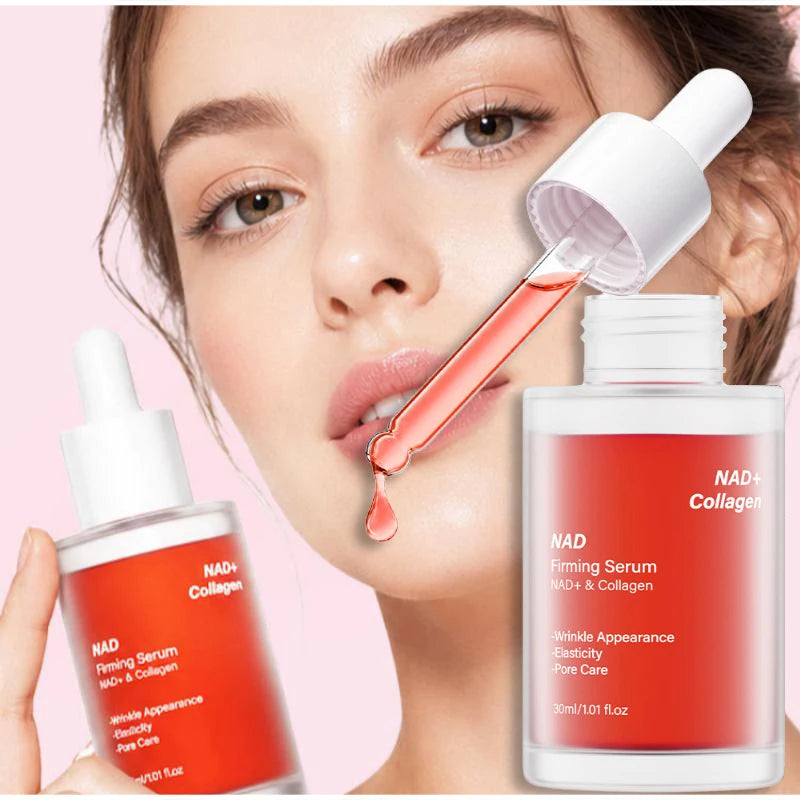Pdrn Pink Peptide Serum Nad+ Collagen Firming Facial Essence Niacinamide Hydrating Serum Improve Elasticity Nourishing Face Care