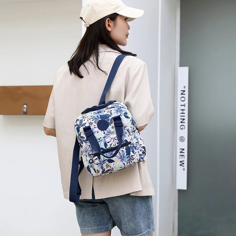 Fashion Women Small Travel Backpack Pretty Style Girls Shopping Backpack High Quality Durable Soft Fabric Daypack Backpack SAC