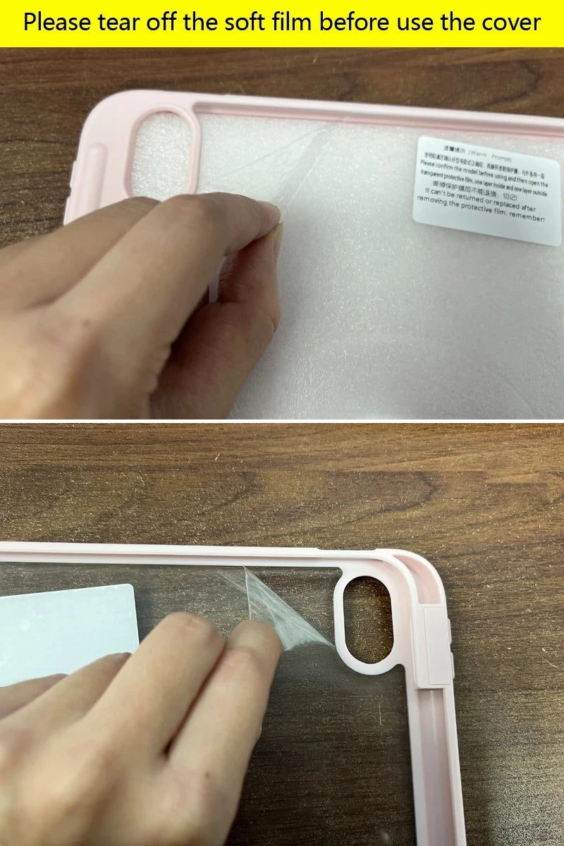For Lenovo Idea Tab 11 Inch K11 Gen2 TB336ZU/FU Acrylic Tablet Cover with Pencil Holder Case for Xiaoxin Pad 2025 11'' TB335FC