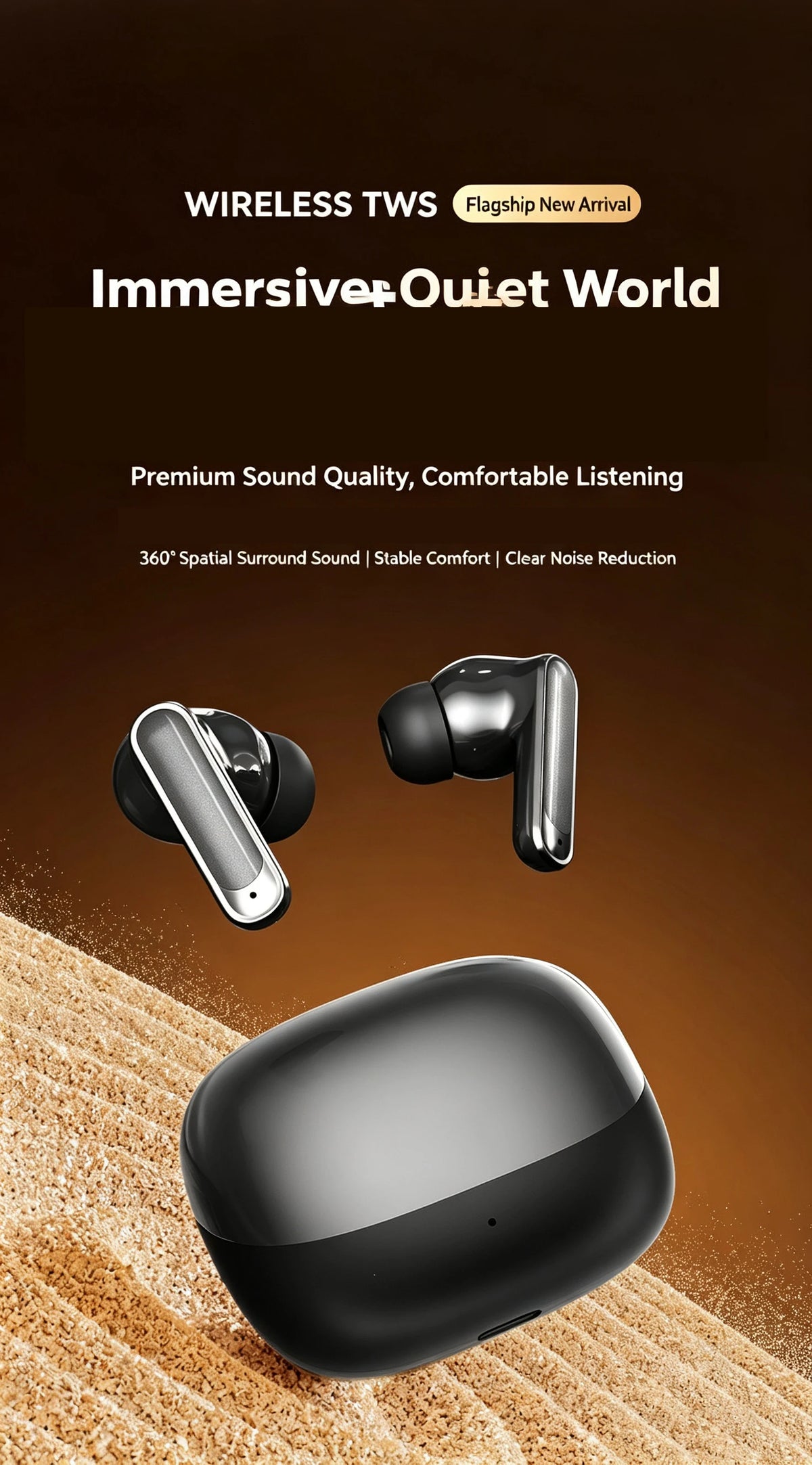 KC-902  Bluetooth V6.0 Earphones TWS in-Ear Wireless Headphones AI Translator Earbuds comfortable Ultra-light Earbuds