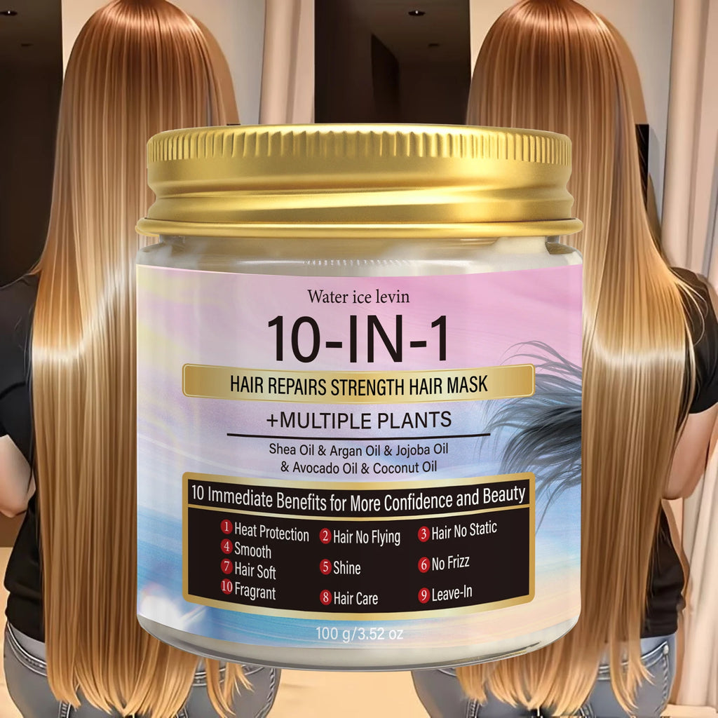 Multi-Oil Hair Mask with Keratin & Biotin, 10-in-1 Repair for Smooth, Shiny Hair