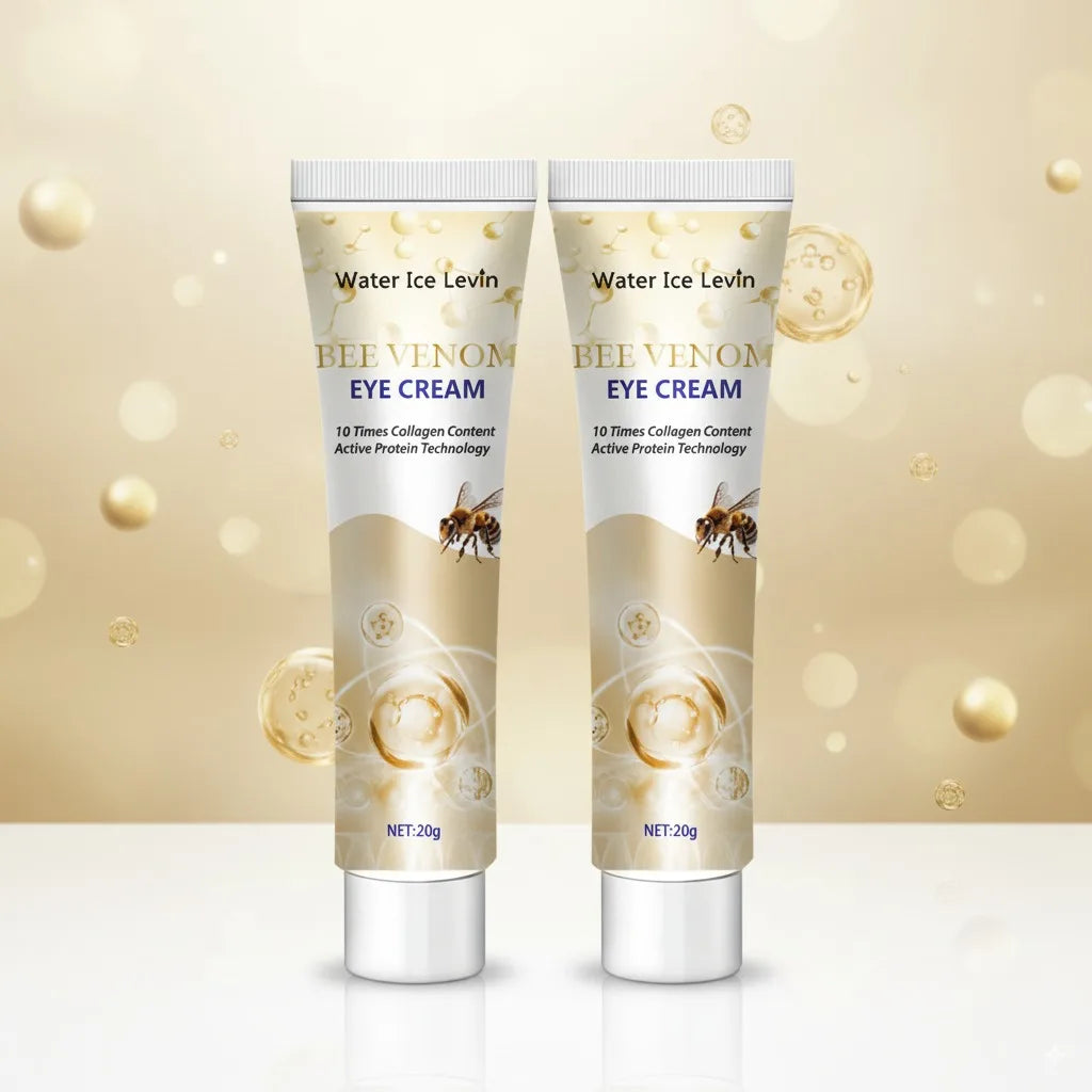 Bee Venom Eye Cream 10X Collagen - Intense Firming & Hydration, Fast Absorption, Non-Greasy, Winter Renewal Care, All Skin Types
