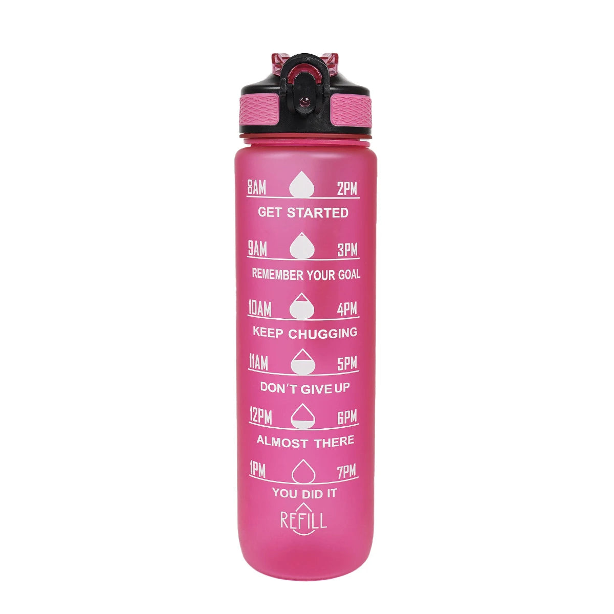 Gradient Sports Water Bottle with Straw & Carrying Strap – 900–1000ml