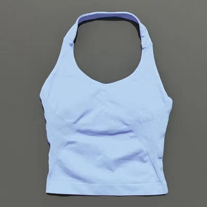 Women's Halter-Neck Sports Tank Top