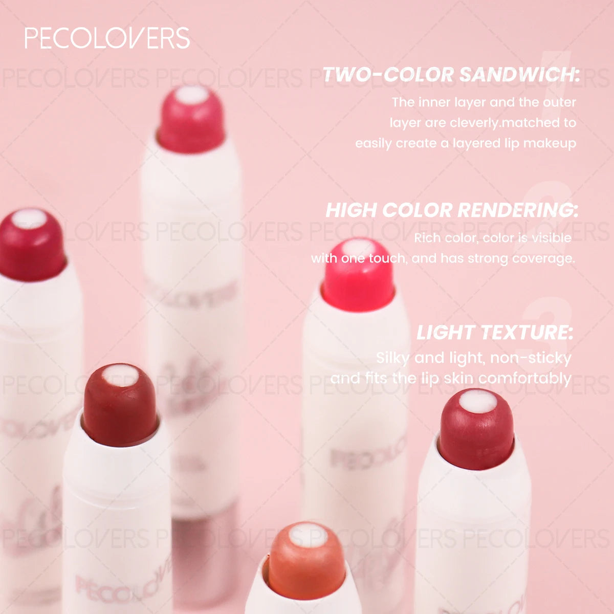 1PC Pinch Mouth Red Pen, Moisturizing Lipstick, Multi Color Selection, Suitable for Various Makeup Looks, Lip Cosmetics