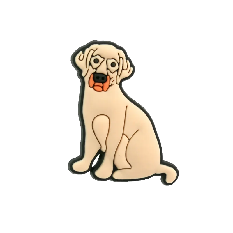 1pcs PVC Dog Shoe Charms Corgi Bulldog Puppy Husky Shoe Decoration Pins for Women Men Kids Sandal Accessories Buckle Ornament