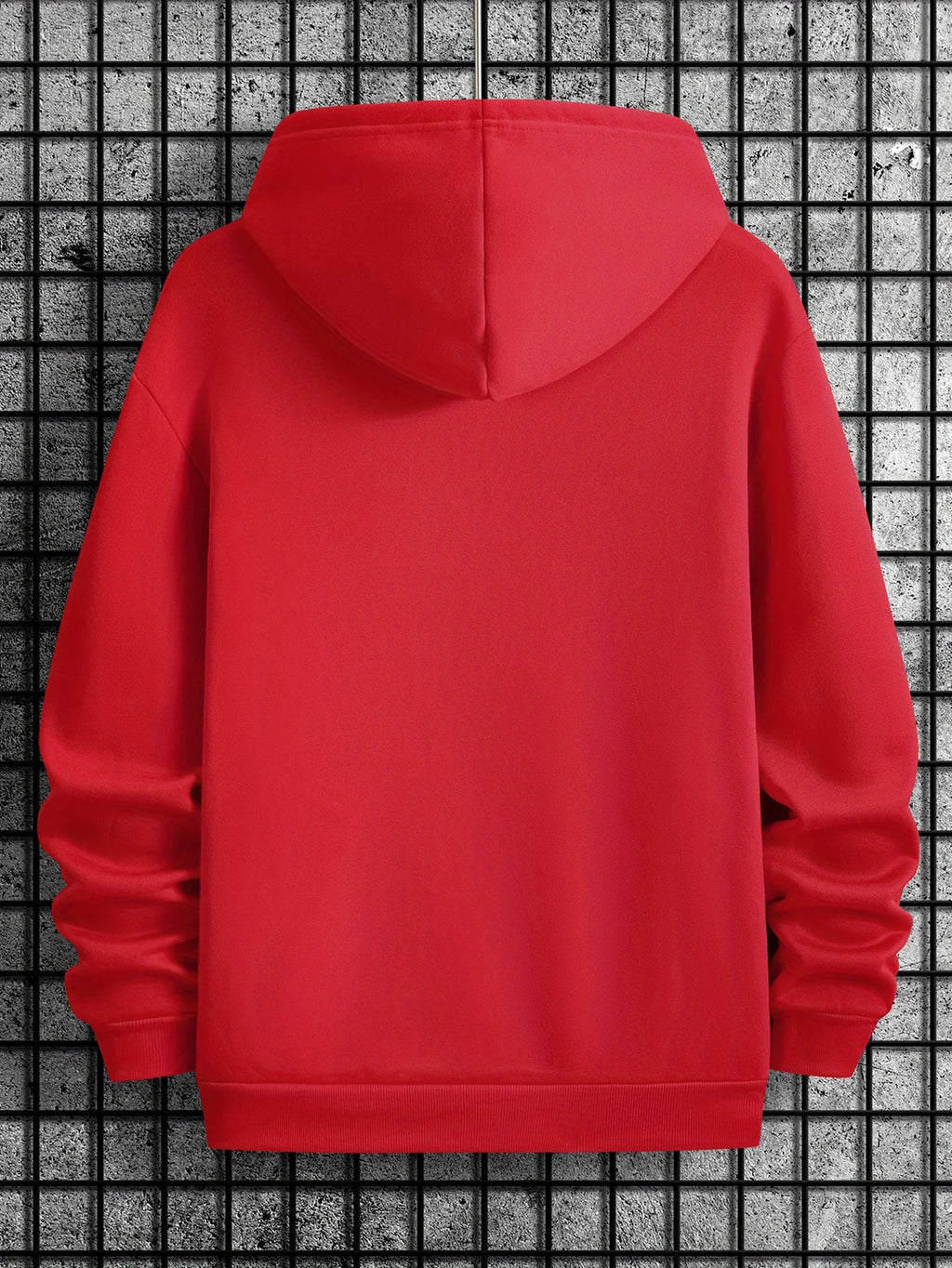 Men's New York Printed Casual Sweater Fashion Drawstring Hoodie Autumn and Winter Top Comfortable Versatile Long Sleeve Hooded Sweater (Niuwang Selection}