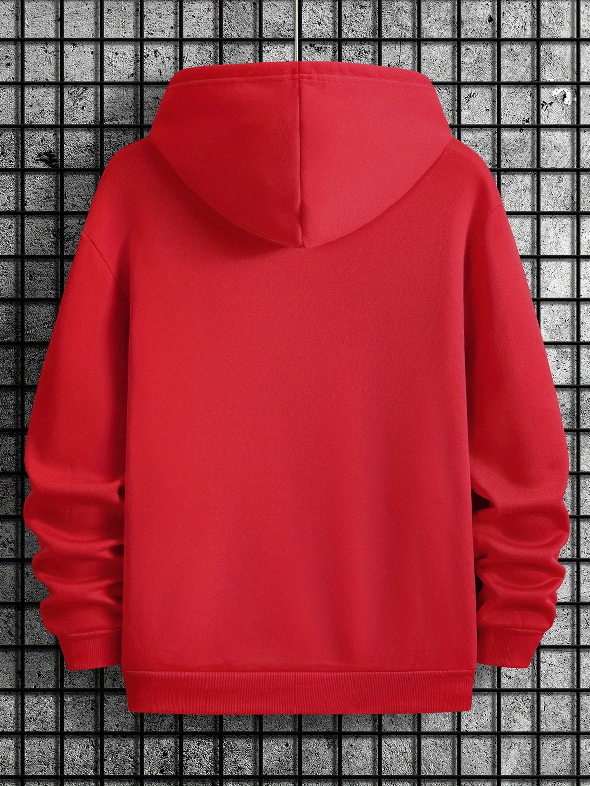Men's New York Printed Casual Sweater Fashion Drawstring Hoodie Autumn and Winter Top Comfortable Versatile Long Sleeve Hooded Sweater (Niuwang Selection}