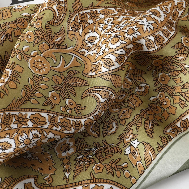 Lady Hair Dot Scarf Female Silk Square Scarves Head Wraps for Women Bandana Fashion Foulard Shawls Female Neckerchief Summer
