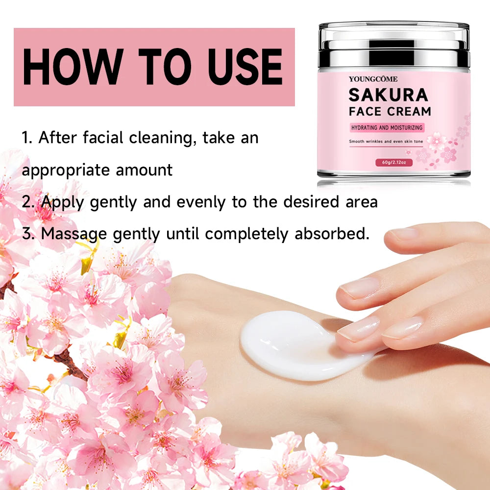 YOUNGCOME Facial Care Moisturizing Face Cream Repairs Dry Skin Moisturizing Repair Anti-aging Whitening Essence Facial Skin Care