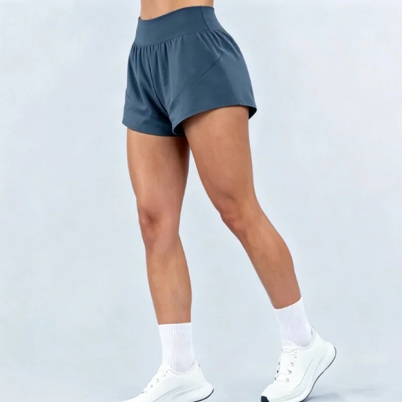 Origin Training Shorts Elastic Wide Waistband Quick Dry Sweat Wicking Loose Fit Shorts Outdoor Workout Gym Athletic Outfit