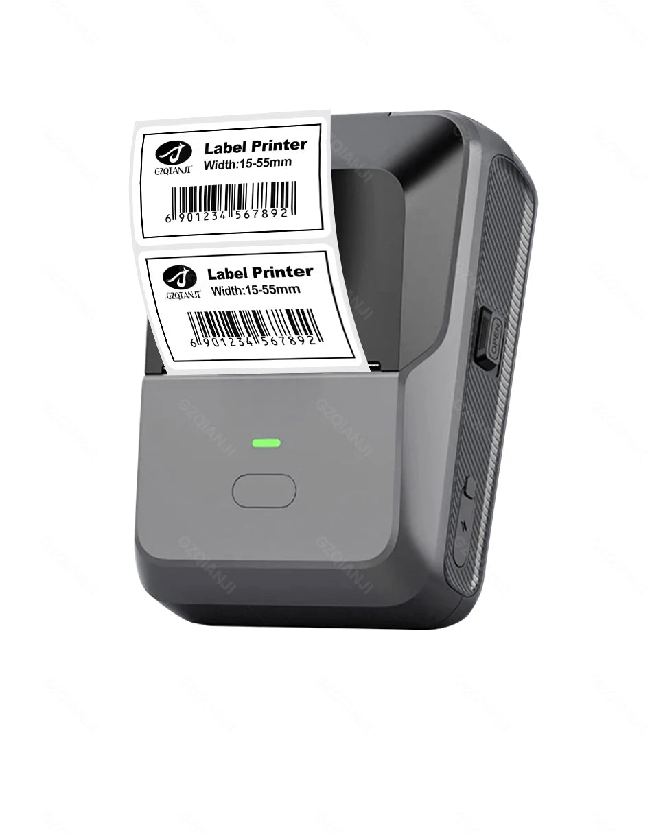 P2 Sticker Printer Thermal Labeling Machine Portable Label Maker Wireless Label Printer with Self-adhesive Paper Label Tape
