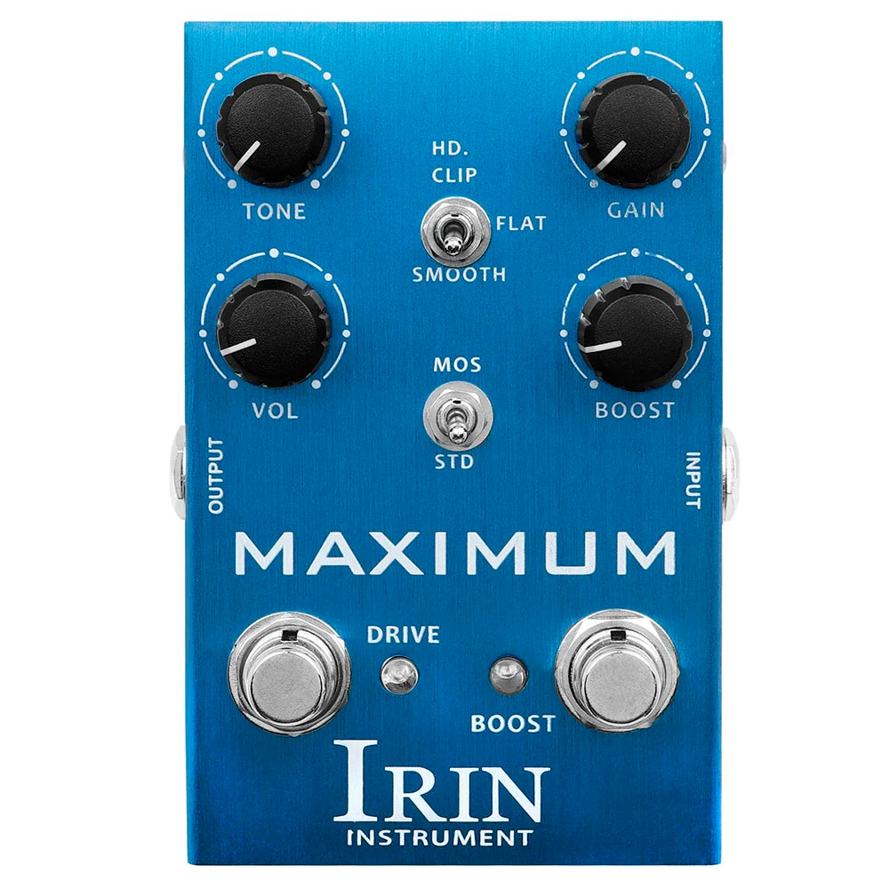 IRIN Electric Guitar Effects Pedal AN-41 MAXIMUM Overdrive Pedal Wild Overdrive Distortion Effect Effector Guitar Accessory