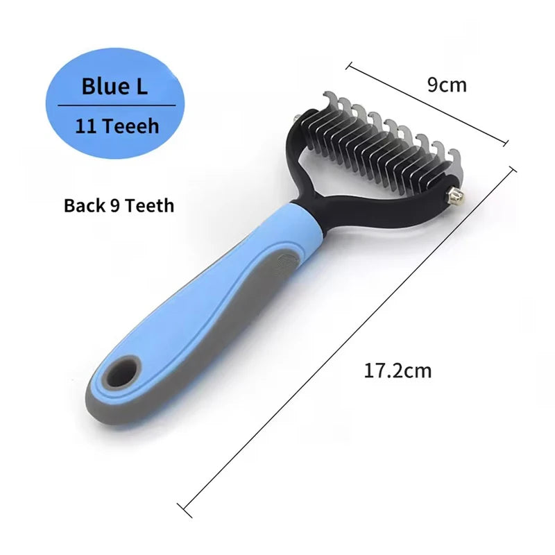 Pet Knot Comb Pet Deshedding Brush Dog Cat Grooming Tool Hair Fur Remover Undercoat Knot Cutter Comb for Puppy Shedding Supplies