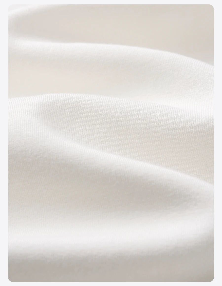 SIMWOOD 2026 Autumn Winter New Warm 260gsm Fabric T-Shirt Regular Fit Thermal Base Layer Comfortable Short Sleeve Tops