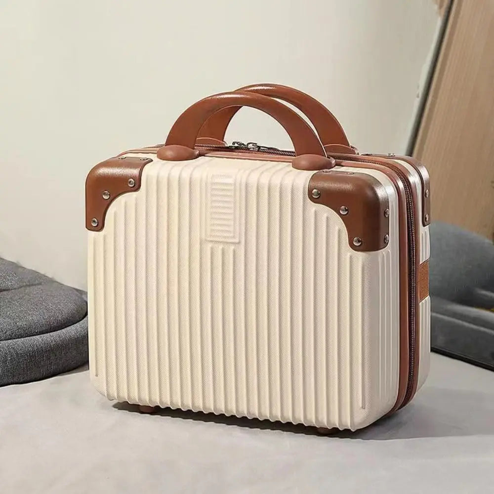 Hot Sales 14 inch Travel Suitcase Hand Mini Cosmetic Box Organizer Luggage Boarding Case For Women Travel Tote
