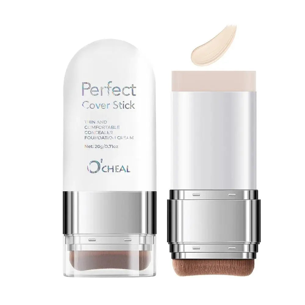 Perfect Cover Stick Concealer Foundation Stick, Lightweight Natural Coverage, Smooth Texture Easy Application For Daily Makeup