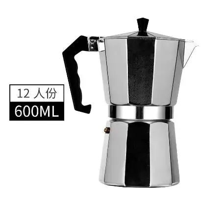 KNCOKAR 1/2/3/6/9/12/14cup Stovetop Moka Coffee Maker Italian Top Moka Espresso Cafetera Expresso Percolator Cafe Coffee Pot