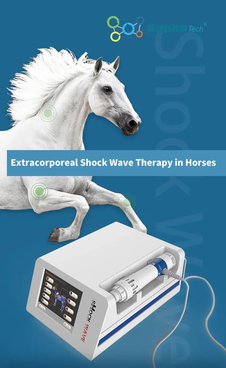 2026 Equine Horses Pain Therapy ESWT Shock Wave Animals Therapy Euiqne Wave Horses Pets Animals Health Care Machine